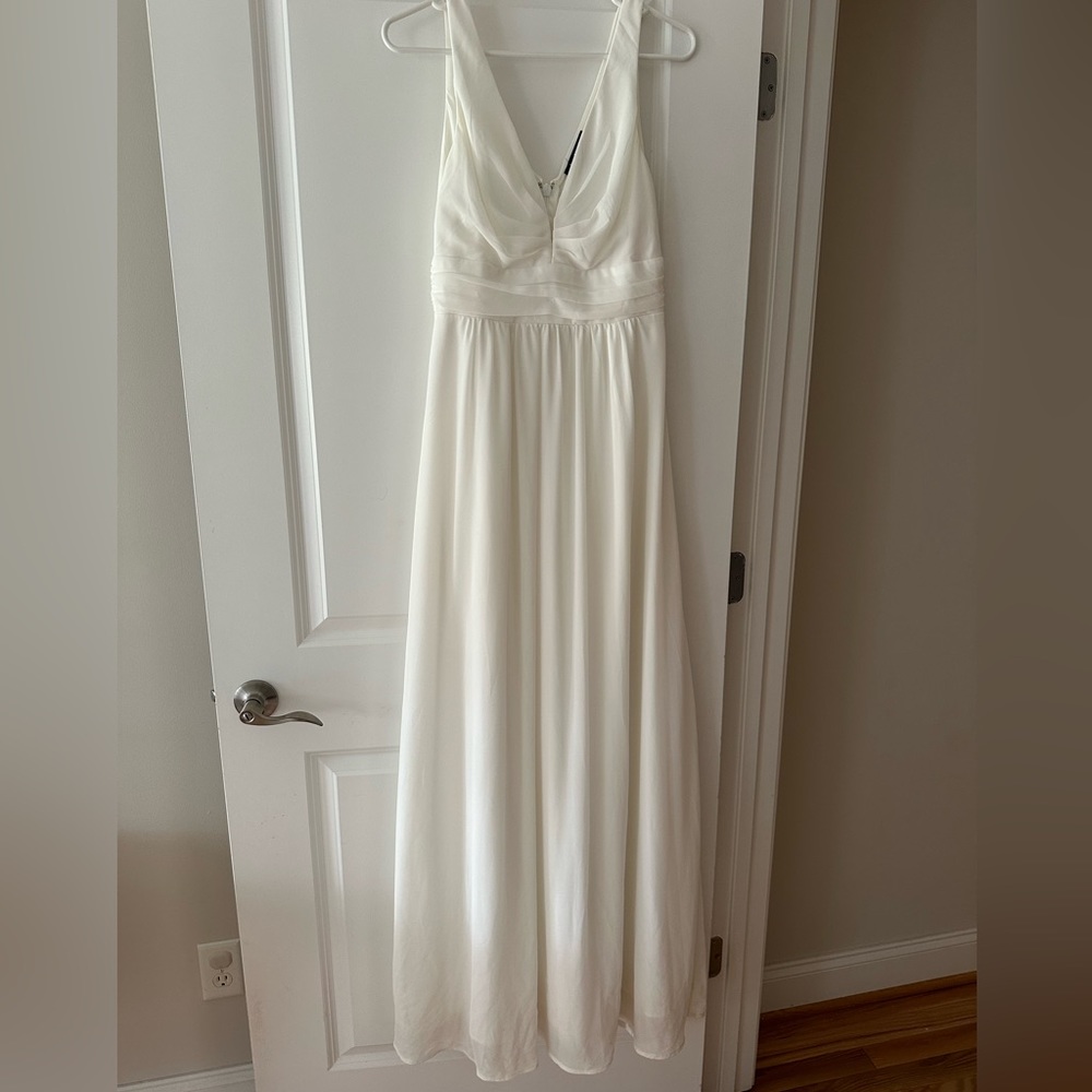 Lulus Leading Role White Maxi Dress